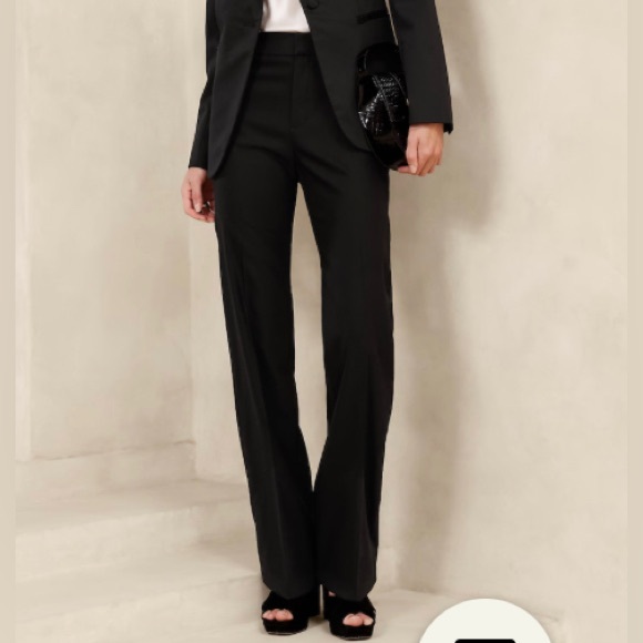 Banana Republic Black Women's Tailored Pants - Picture 3 of 9